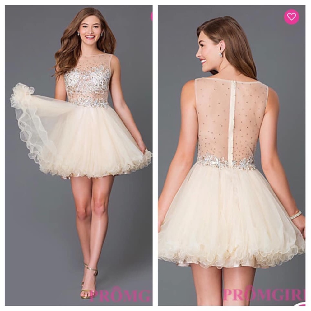 Gold Party / Prom dress Size 4/6